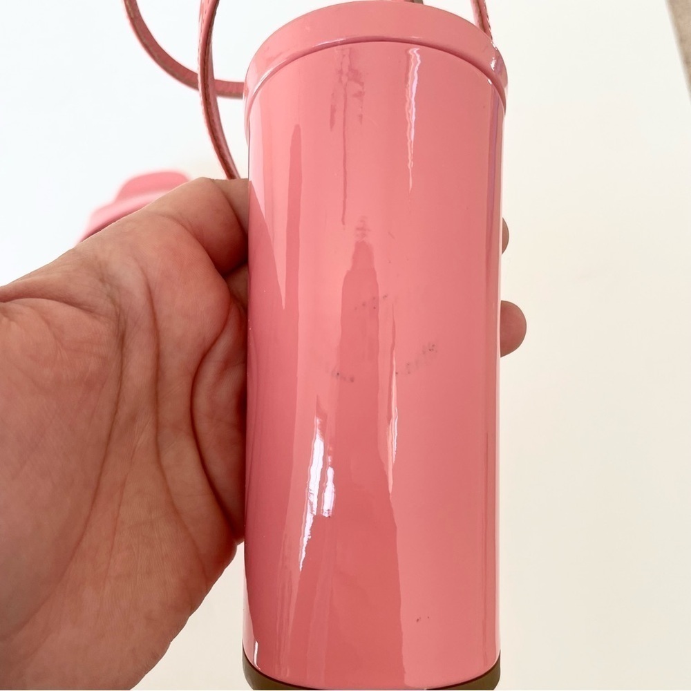 Prada petal pink patent leather block heel platform sandals EU 39 - Picture 12 of 13